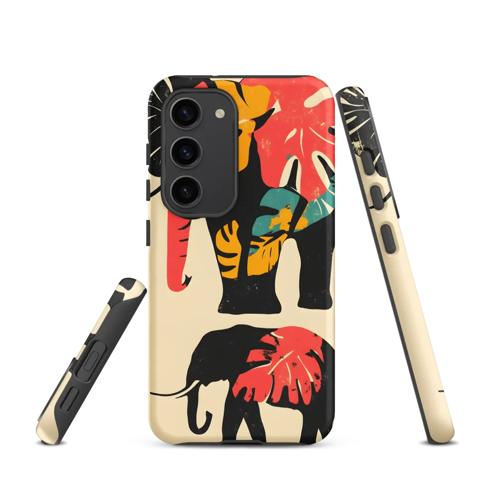 Tropical Elegance: The Elephant's Dance