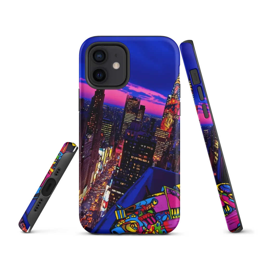 Neon Twilight: A City in Vibrance