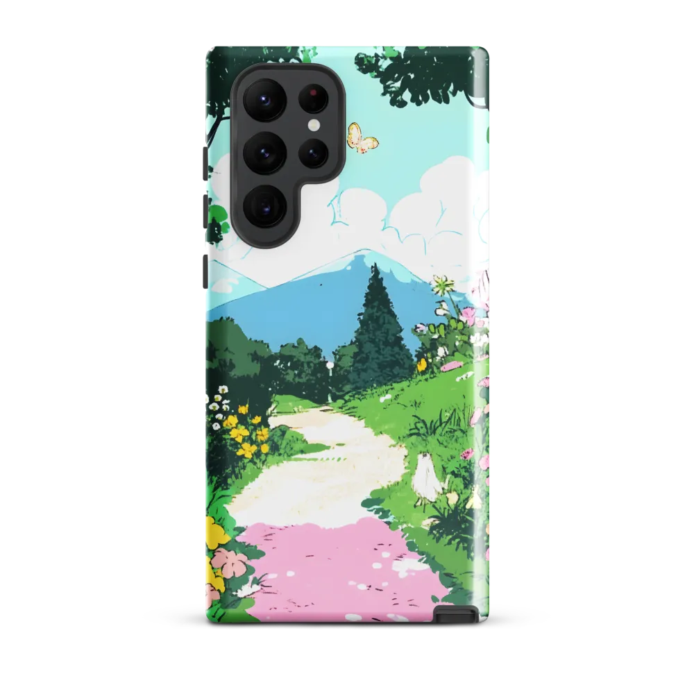 A Serene Journey Through Nature | Phone Case |  S22 Ultra | Tough Case | Glossy