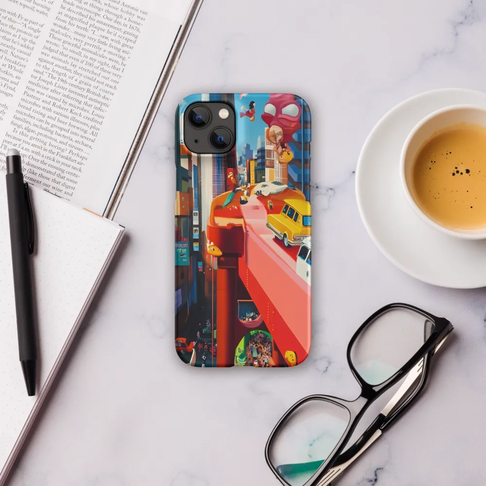 Urban Whimsy: A Colorful Cityscape
