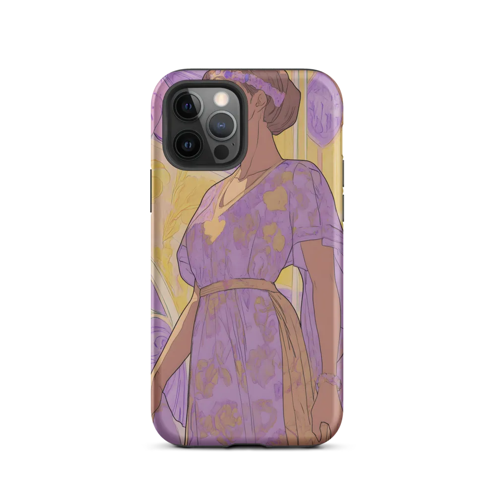 Elegance in Floral Harmony | Phone Case |  12 Pro | Tough Case | Matte