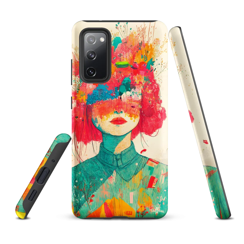 Whimsical Floral Portrait