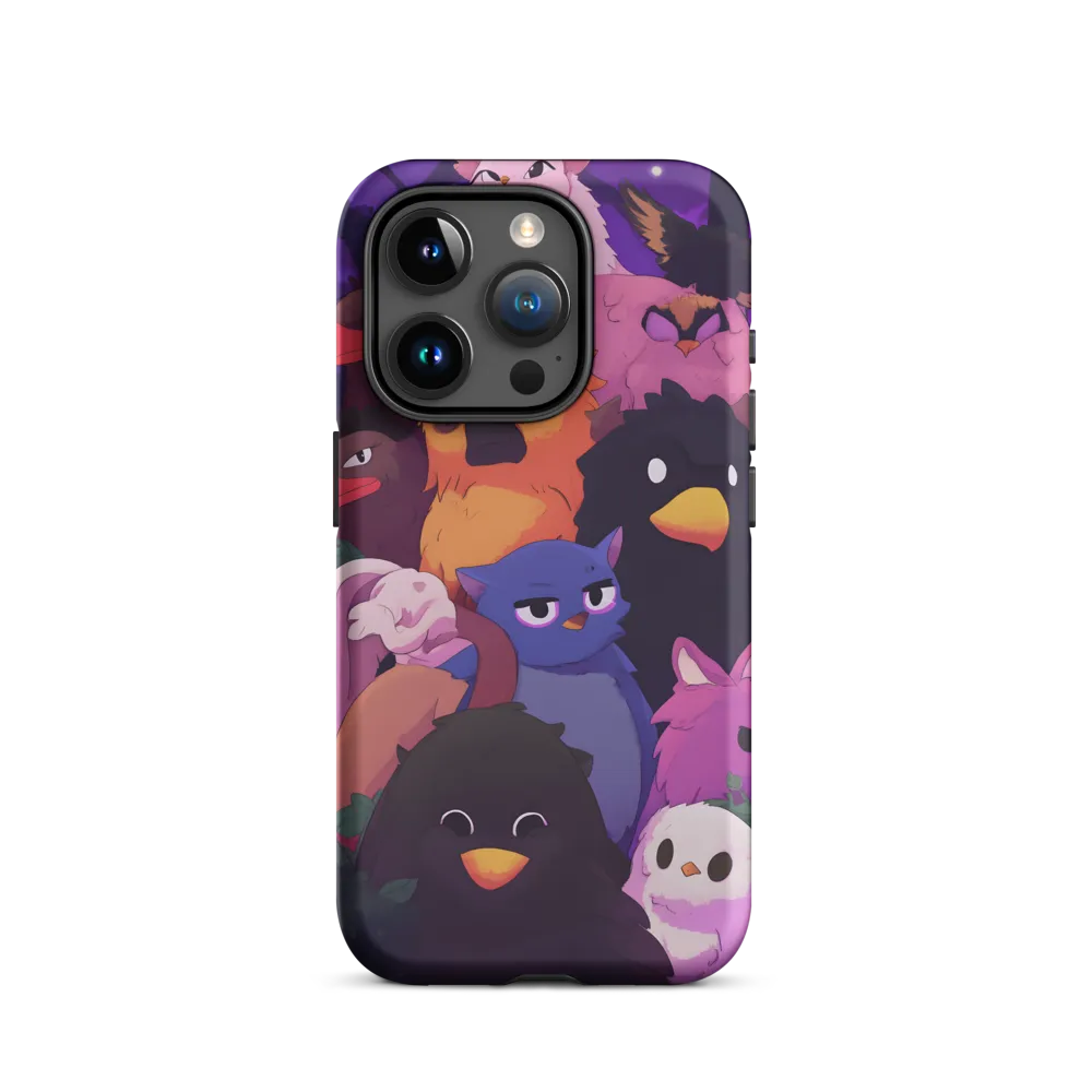 Whimsical Avian Gathering