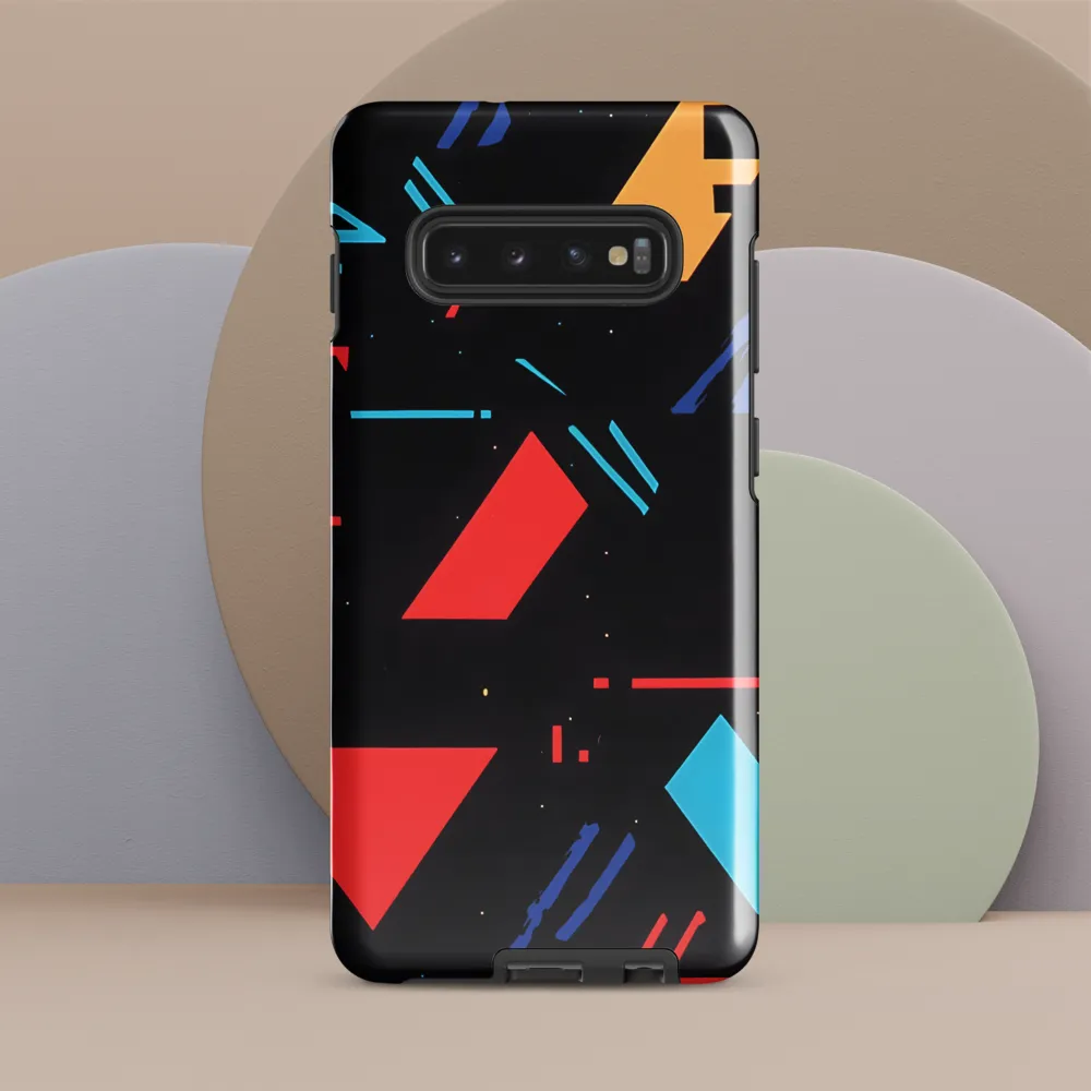 Dynamic Geometric Harmony | Phone Case |  S10 Plus | Tough Case | Glossy