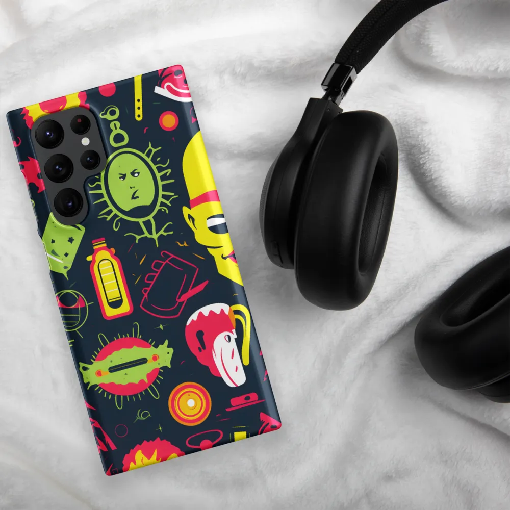 Neon Revelry: A Quirky Exploration of Modern Pop Art