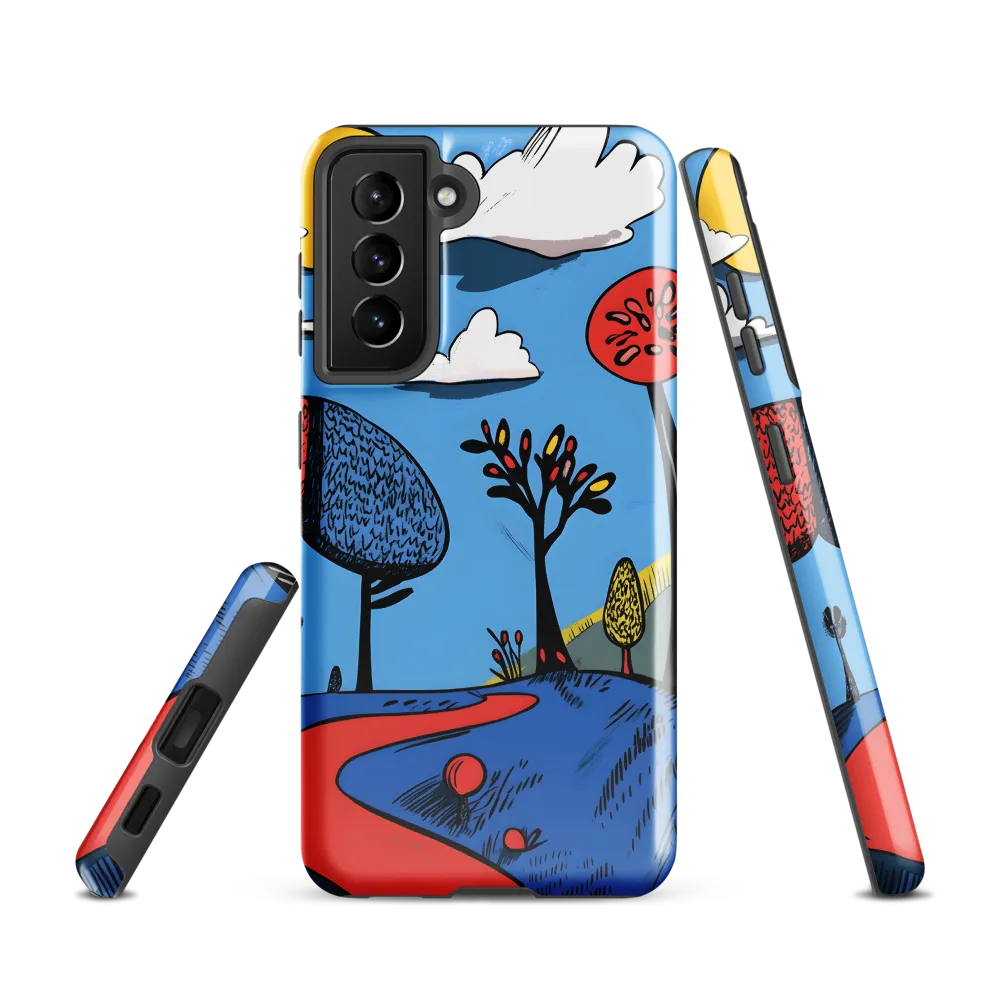 A Playful Journey Through Whimsical Woods | Phone Case |  S21 | Tough Case | Glossy