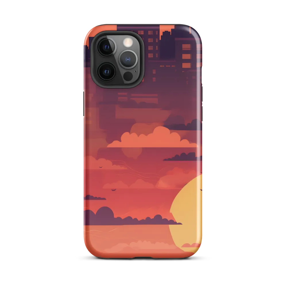 Urban Dusk: A Symphony of Cityscapes | Phone Case |  12 Pro Max | Tough Case | Glossy