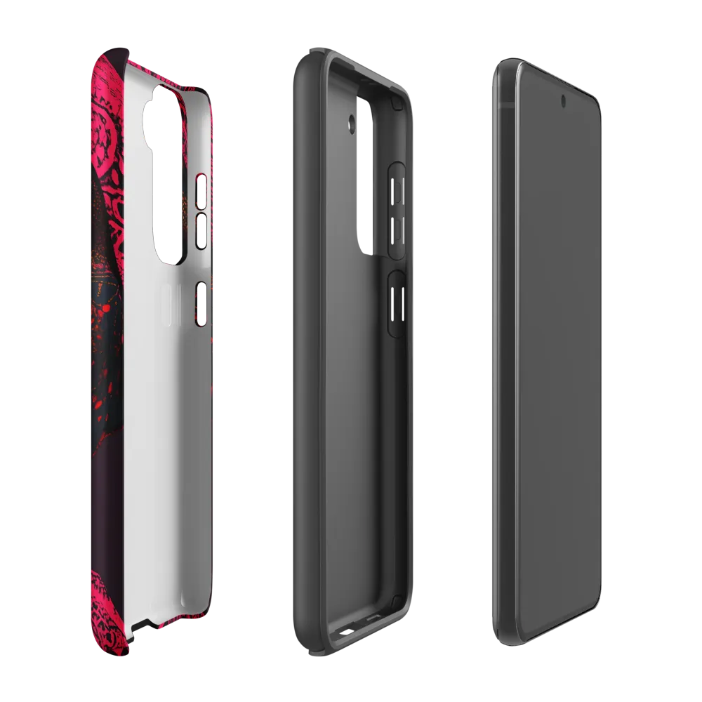 Neon Adornments: A Portrait of Cultural Expression | Phone Case |  S21 FE | Tough Case | Matte