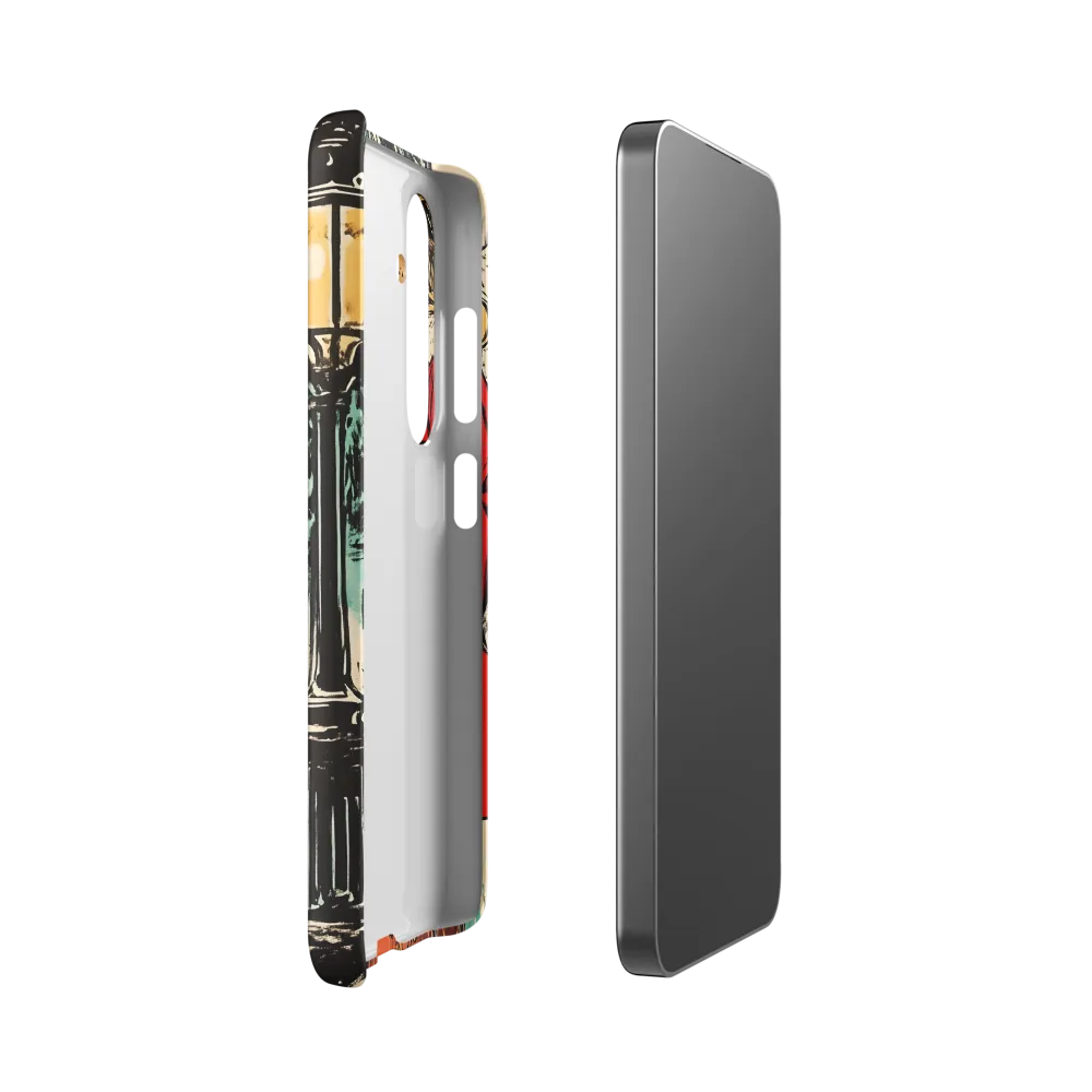 Winter Glamour in Red | Phone Case |  S24 | Snap Case | Matte