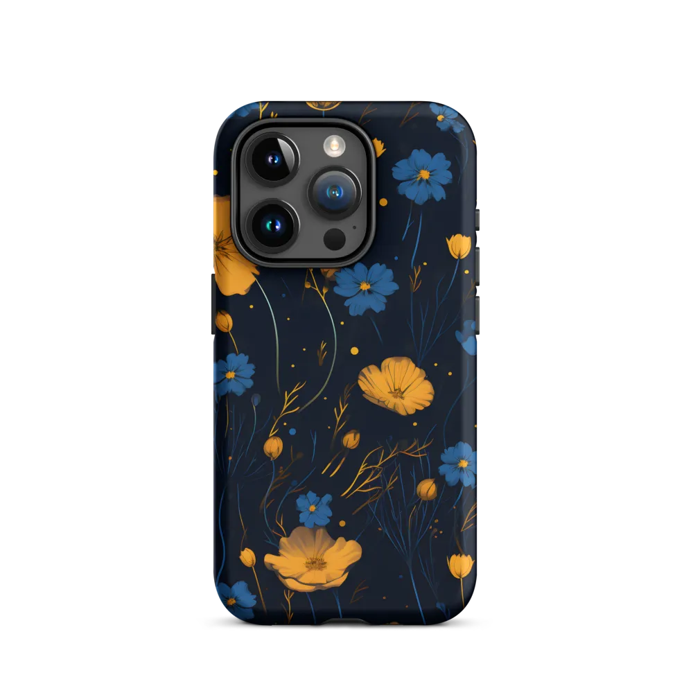 Nocturnal Blossoms | Phone Case |  15 Pro | Tough Case | Matte