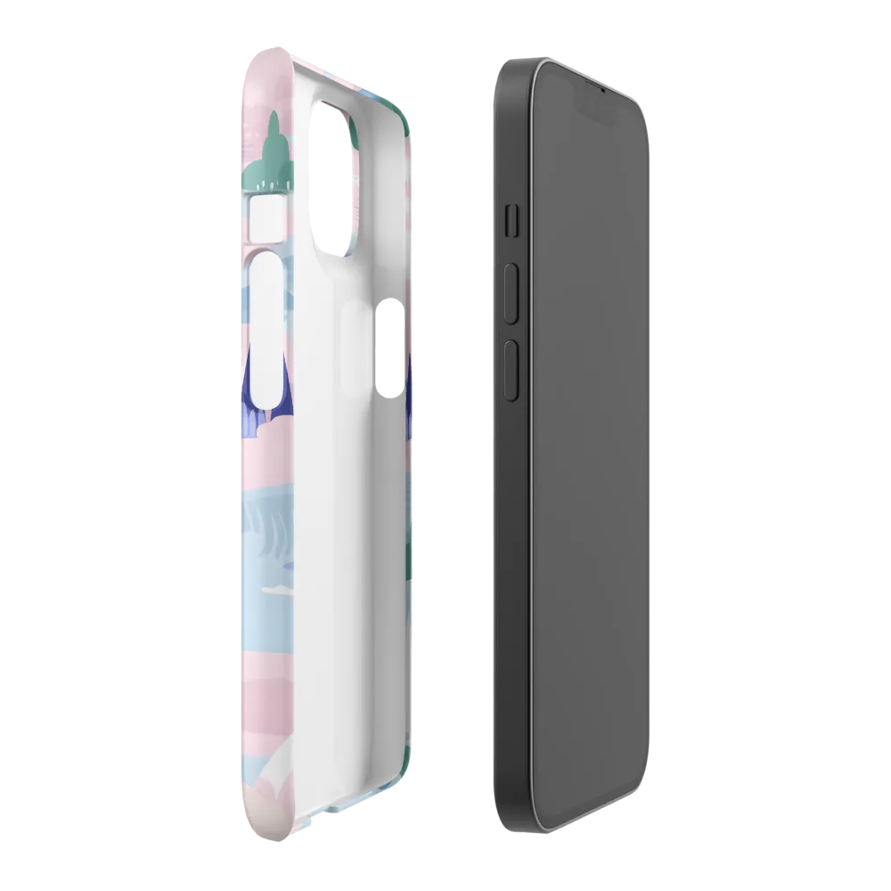 Whimsical Reflections: A Journey Through Landscapes | Phone Case |  14 | Snap Case | Matte