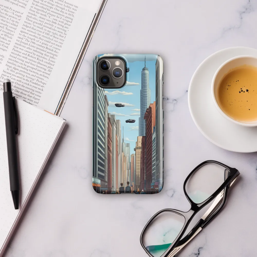Futuristic Stroll through the Urban Skyline