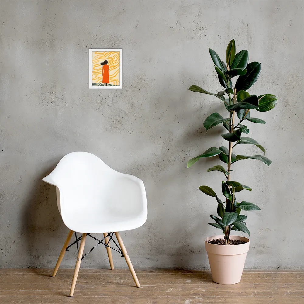 Connection to Serenity | Poster with White Frame | 8″×10″