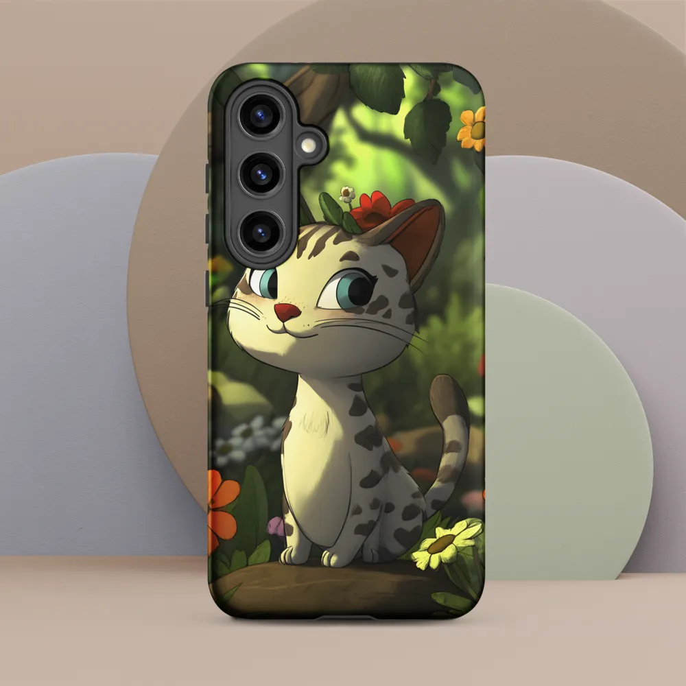 Whimsical Forest Cat