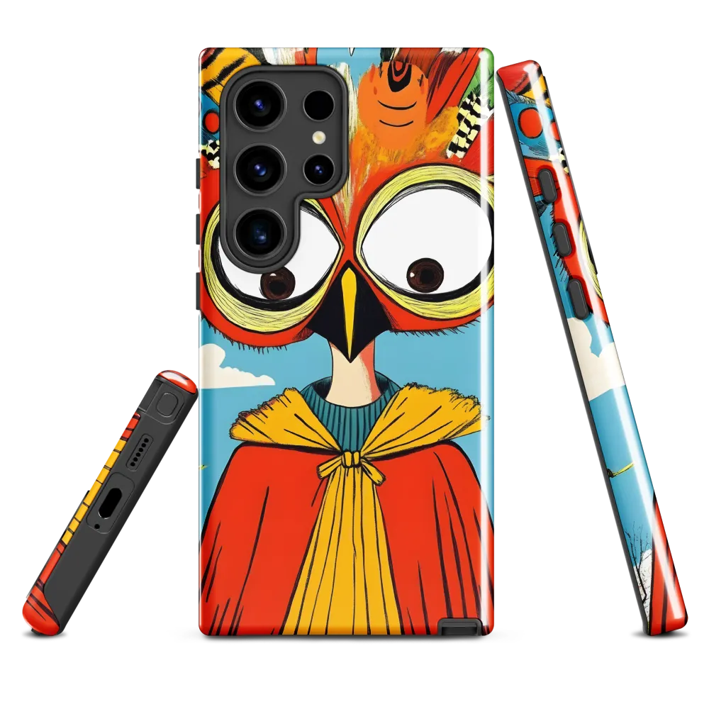 A Whimsical Encounter: The Owl-Human Fusion