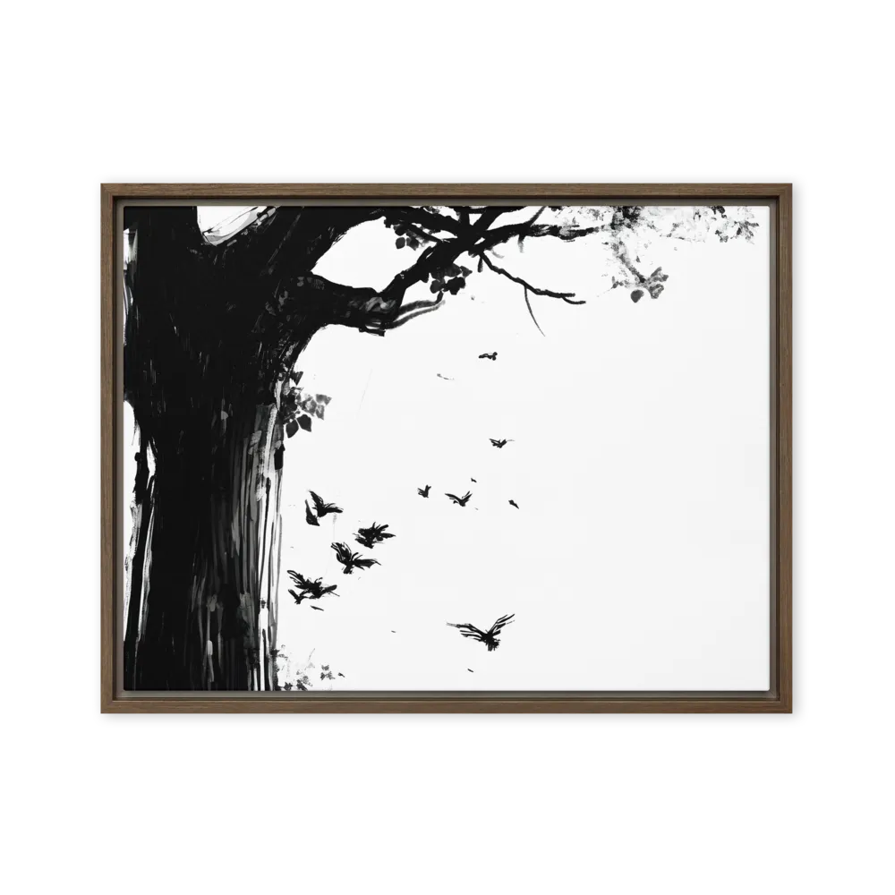 Whispers of Nature | Canvas with Brown Frame | 18″×24″