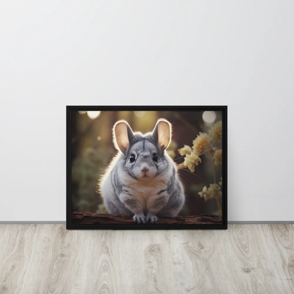 Curious Chinchilla in the Forest