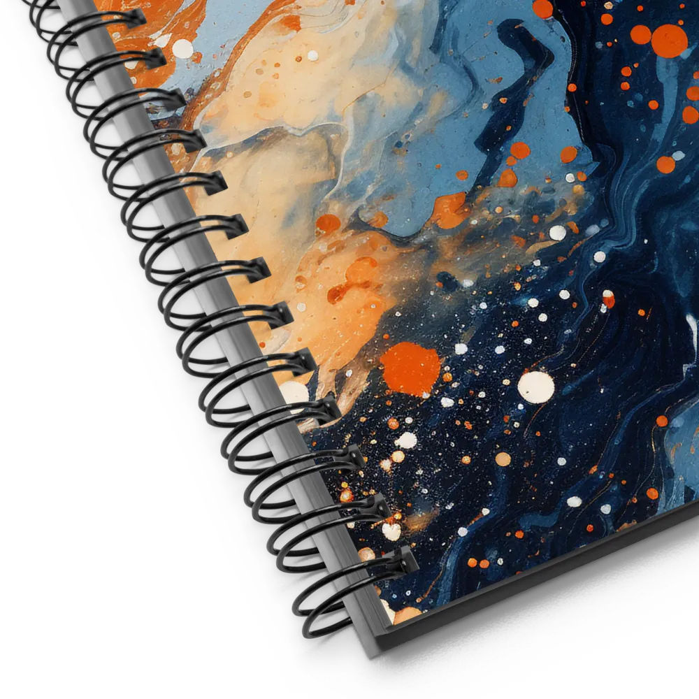 Fluid Dance of Colors | Spiral Notebook