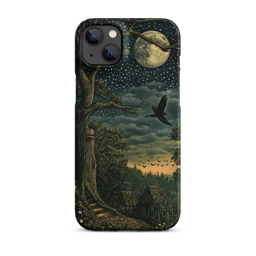 Mystical Nightscape Under the Full Moon | Phone Case |  14 Plus | Snap Case | Matte