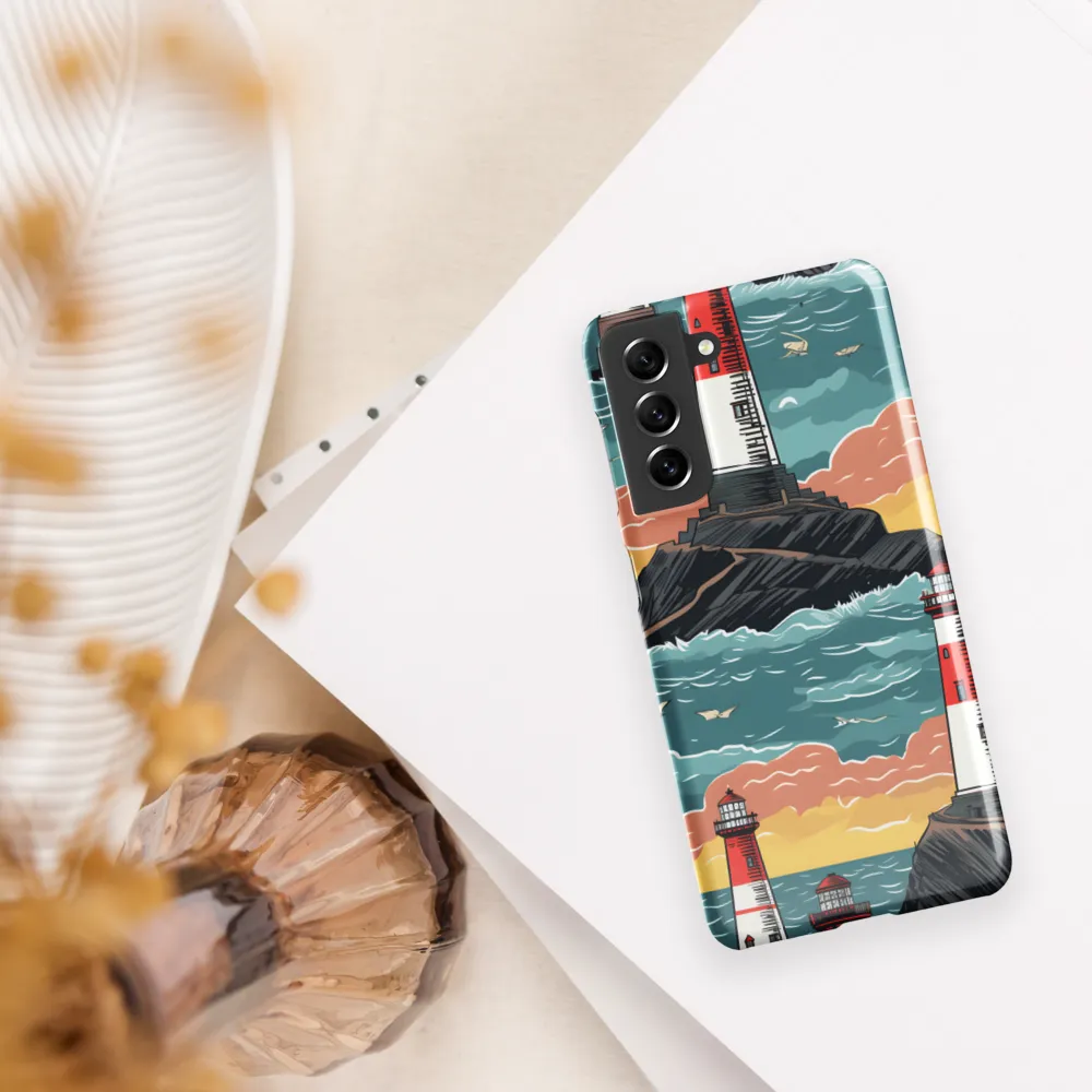 Lighthouses in a Whimsical Ocean