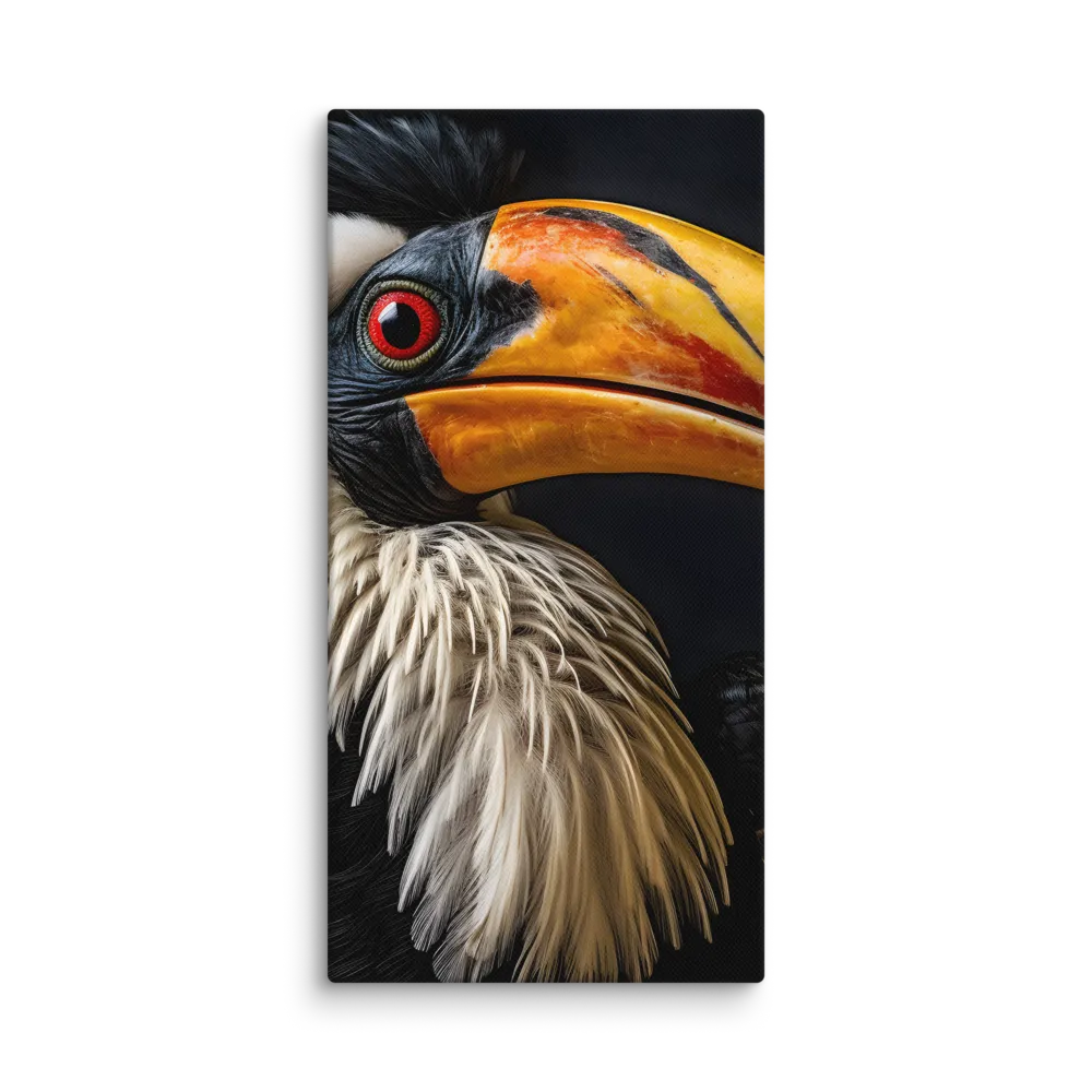 Majestic Hornbill Portrait | Canvas | 10″×20″