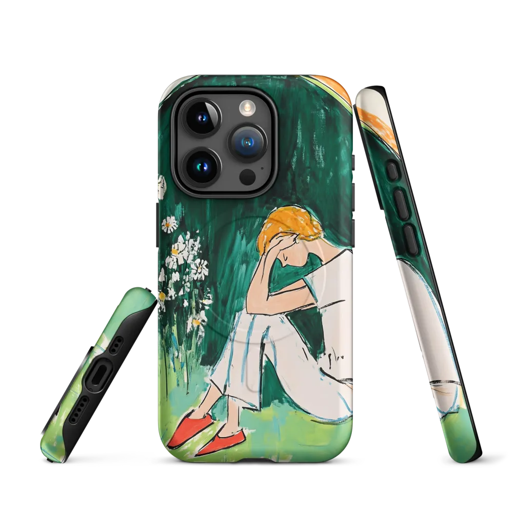 Silent Sorrow | Phone Case |  15 Pro | MagSafe® Tough Case | Matte
