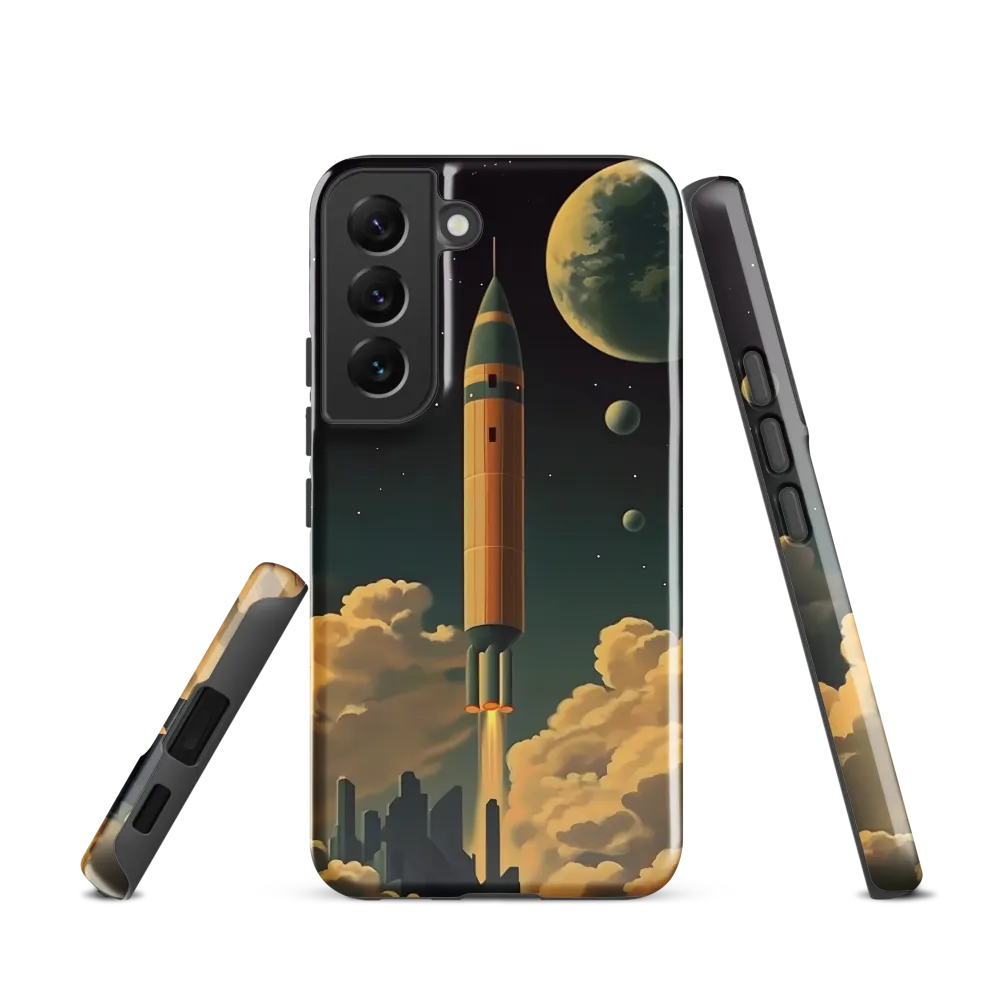 Journey Through the Cosmic Frontier | Phone Case |  S22 | Tough Case | Glossy