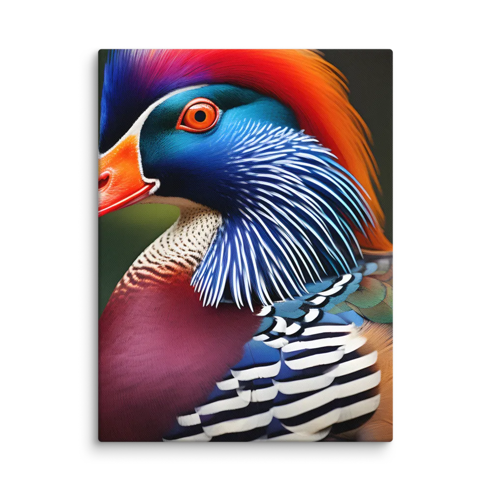 The Majestic Mandarin | Canvas | 12″×16″