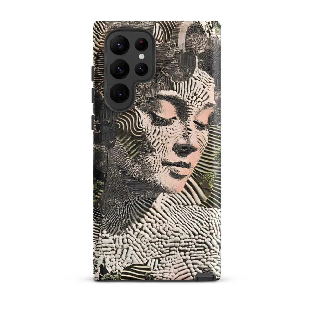 Ethereal Blend of Nature and Humanity | Phone Case |  S22 Ultra | Tough Case | Matte