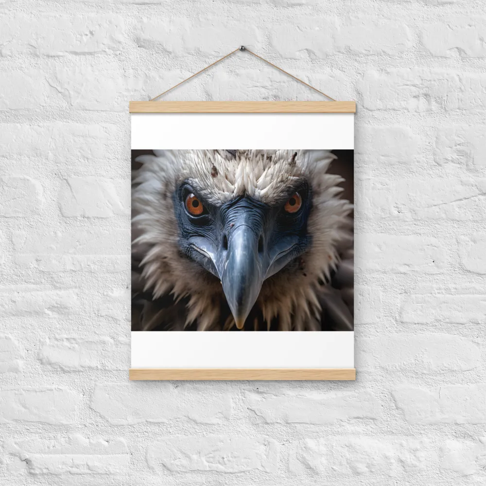 The Gaze of Strength | Poster With Oak Wood Hanger | 16″×20″