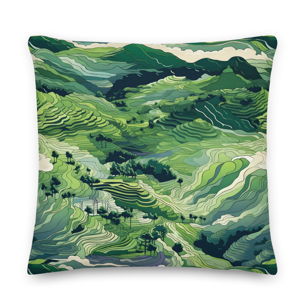 Harmony of the Lush Landscape | Pillow & Pillow Case | Multiple Sizes