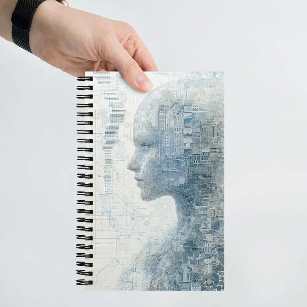 The Harmony of Human and Machine | Spiral Notebook