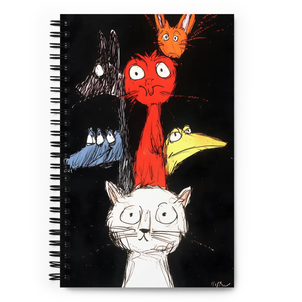 Whimsical Menagerie | Spiral Notebook