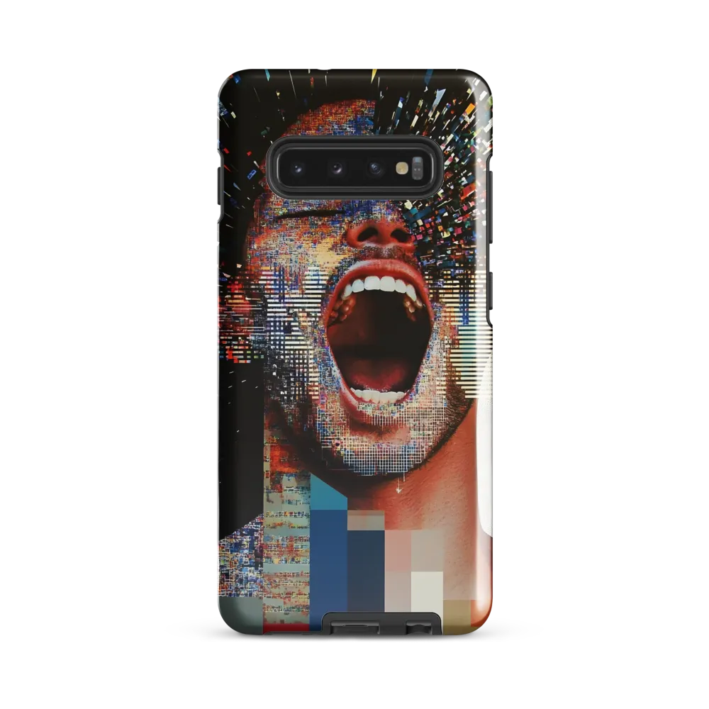 Eruptive Expression | Phone Case |  S10 Plus | Tough Case | Glossy