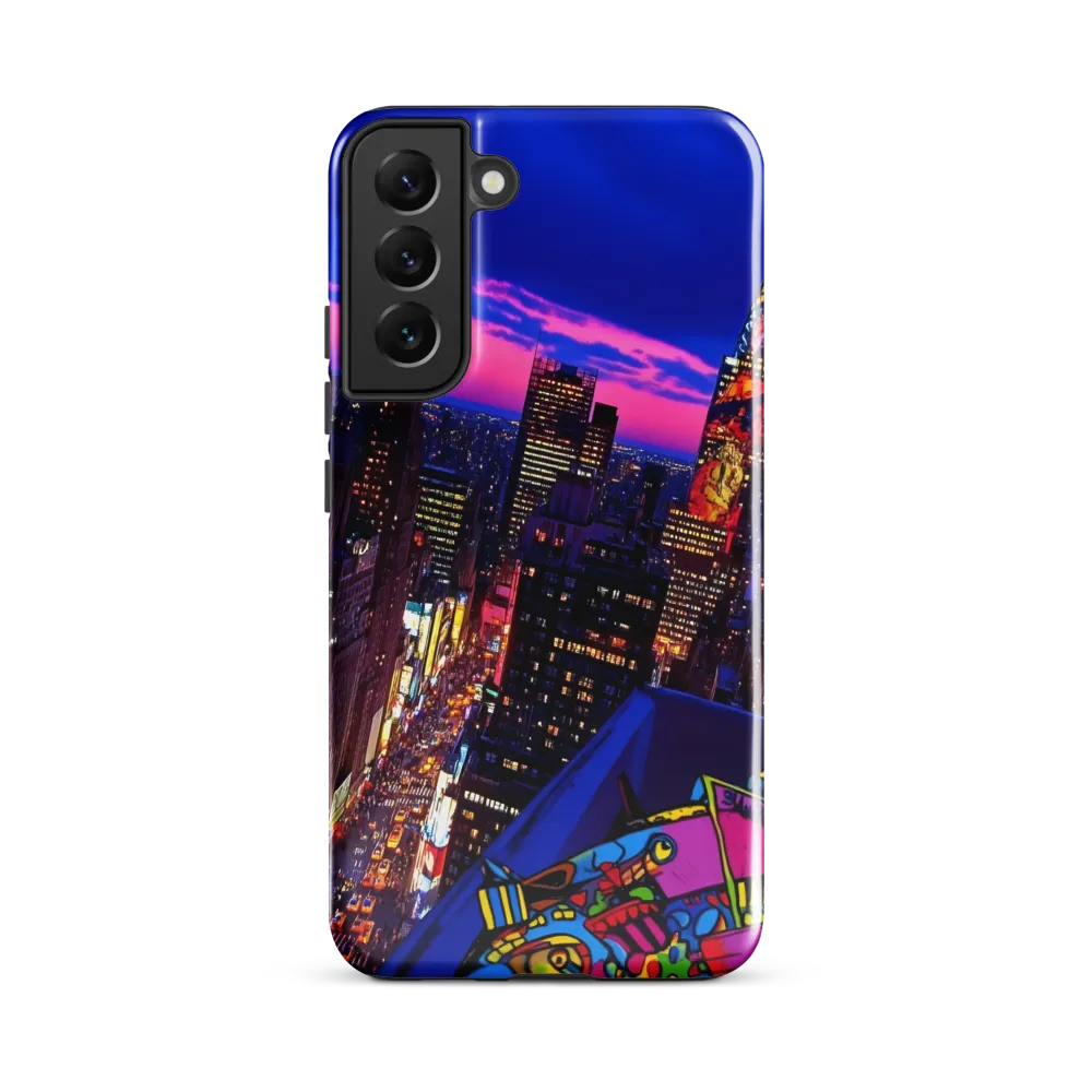 Neon Twilight: A City in Vibrance
