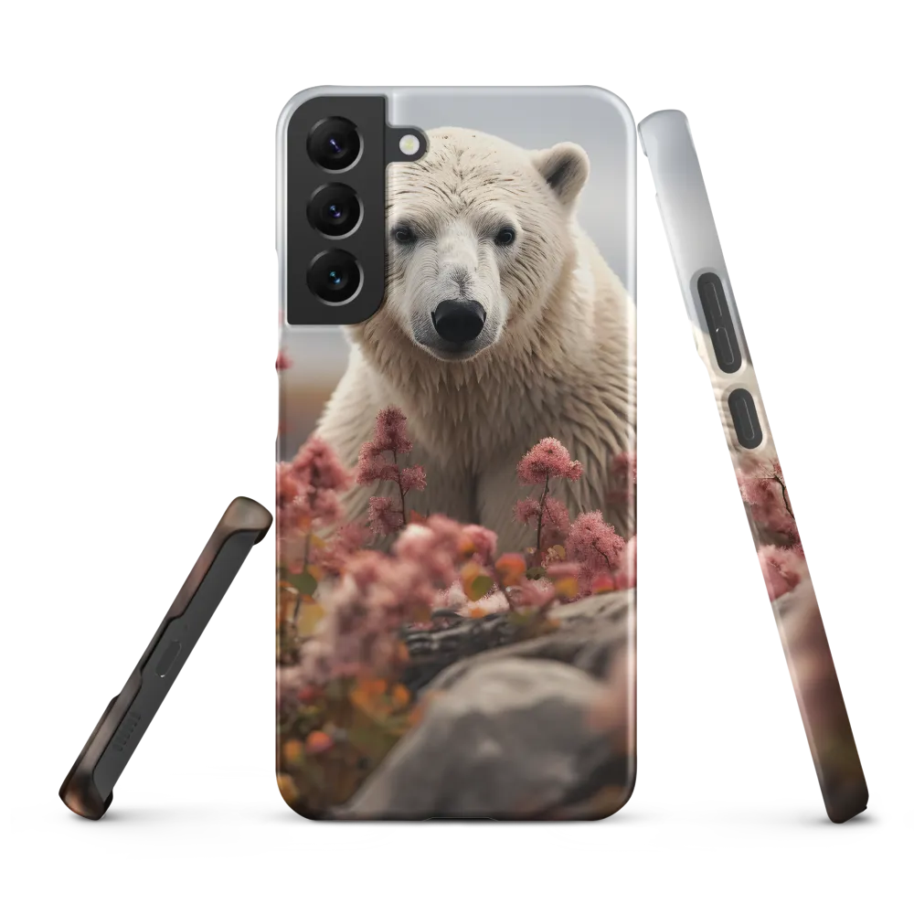 Curiosity Among Blooms: The Polar Bear