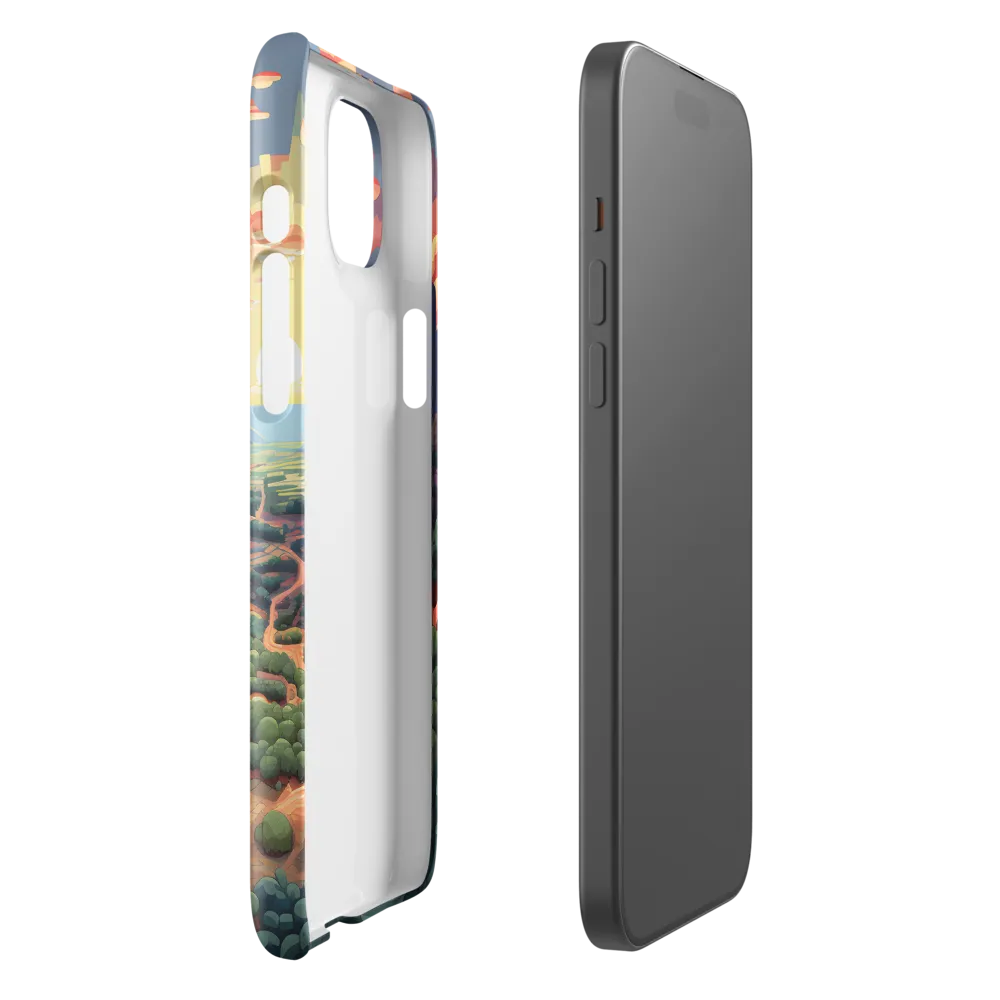 Desert Serenity at Dusk | Phone Case |  15 Plus | Snap Case | Glossy