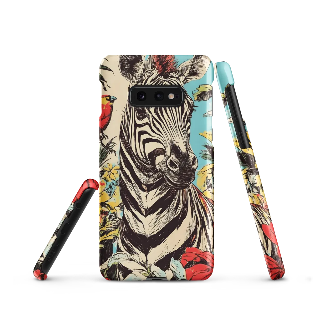 Zebra in Tropical Reverie