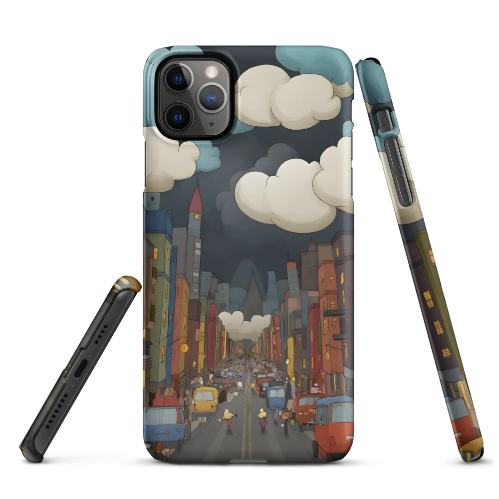 Urban Symphony: A City Awakens at Dusk | Phone Case |  11 Pro Max | Snap Case | Matte
