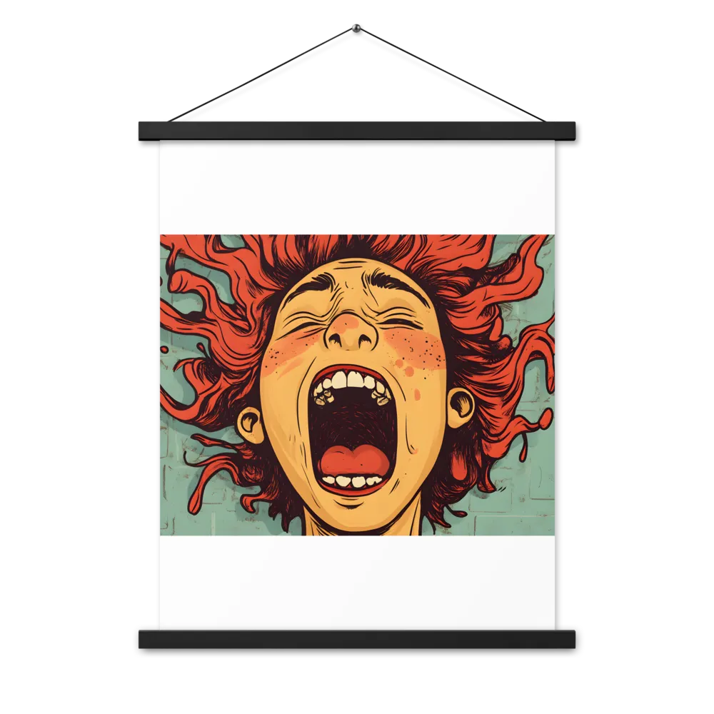 Fury Unleashed | Poster With Black Wood Hanger | 18″×24″