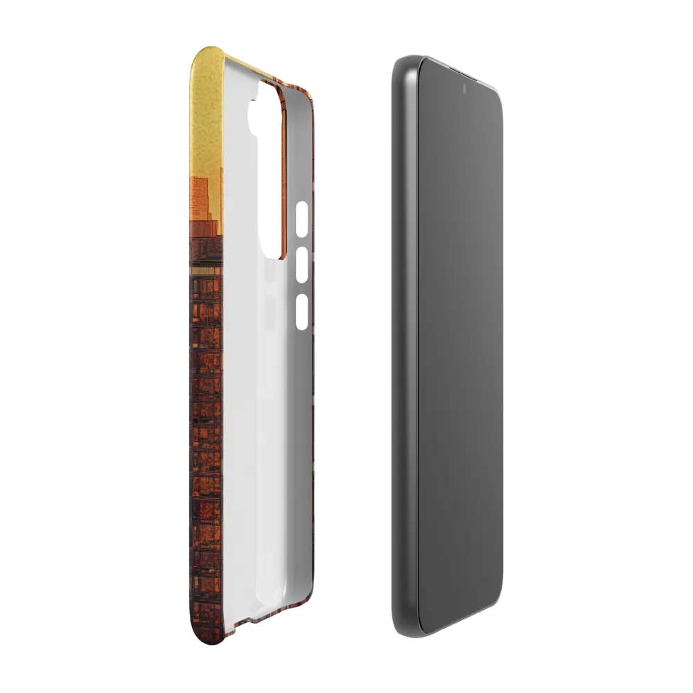 Urban Serenity at Sunset | Phone Case |  S22 Plus | Snap Case | Matte