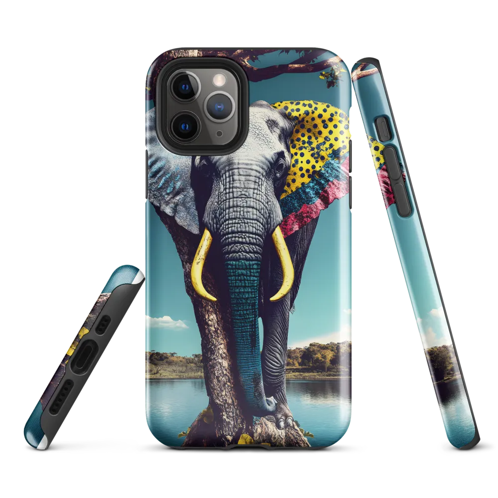 Playful Elegance: The Surreal Elephant