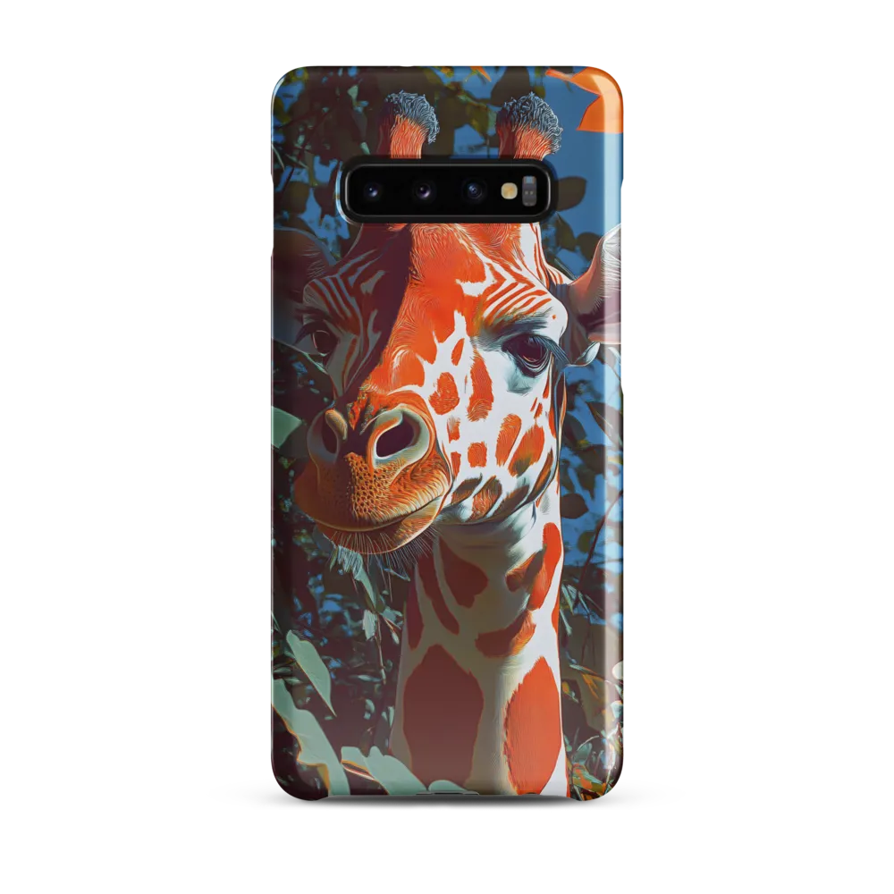 Giraffe in the Lush Canopy | Phone Case |  S10 Plus | Snap Case | Glossy