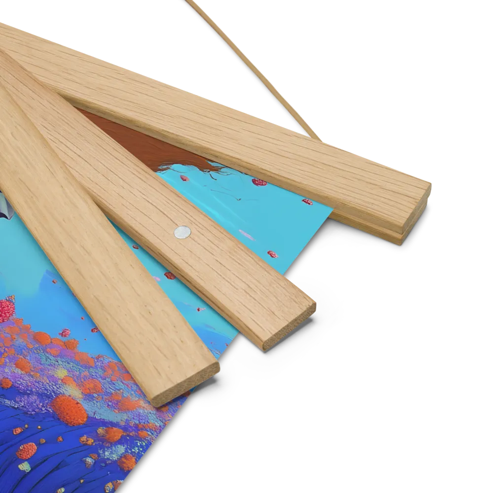 Whispers of Freedom | Poster With Oak Wood Hanger | 10″×10″