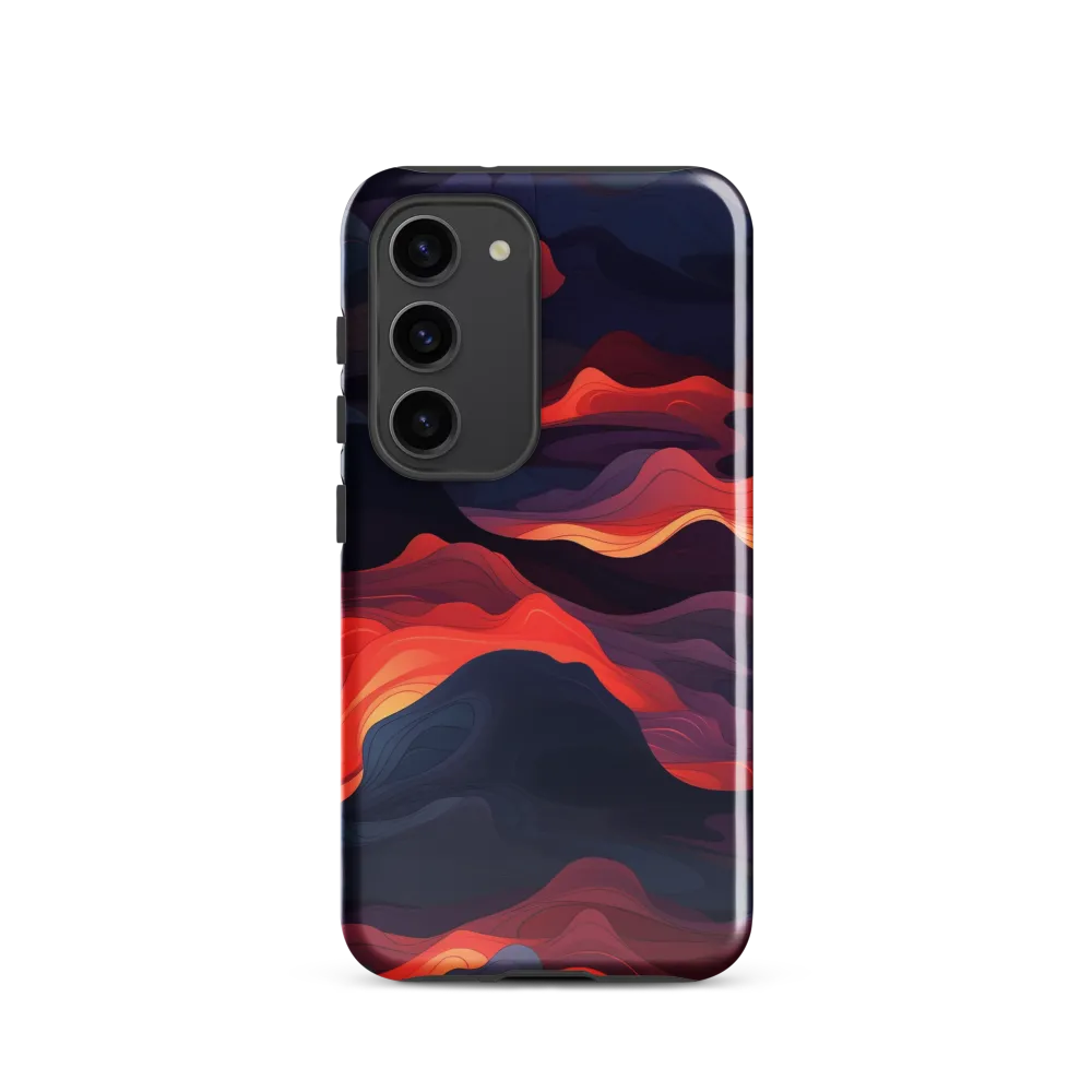 Ethereal Waves of Color | Phone Case |  S23 | Tough Case | Glossy