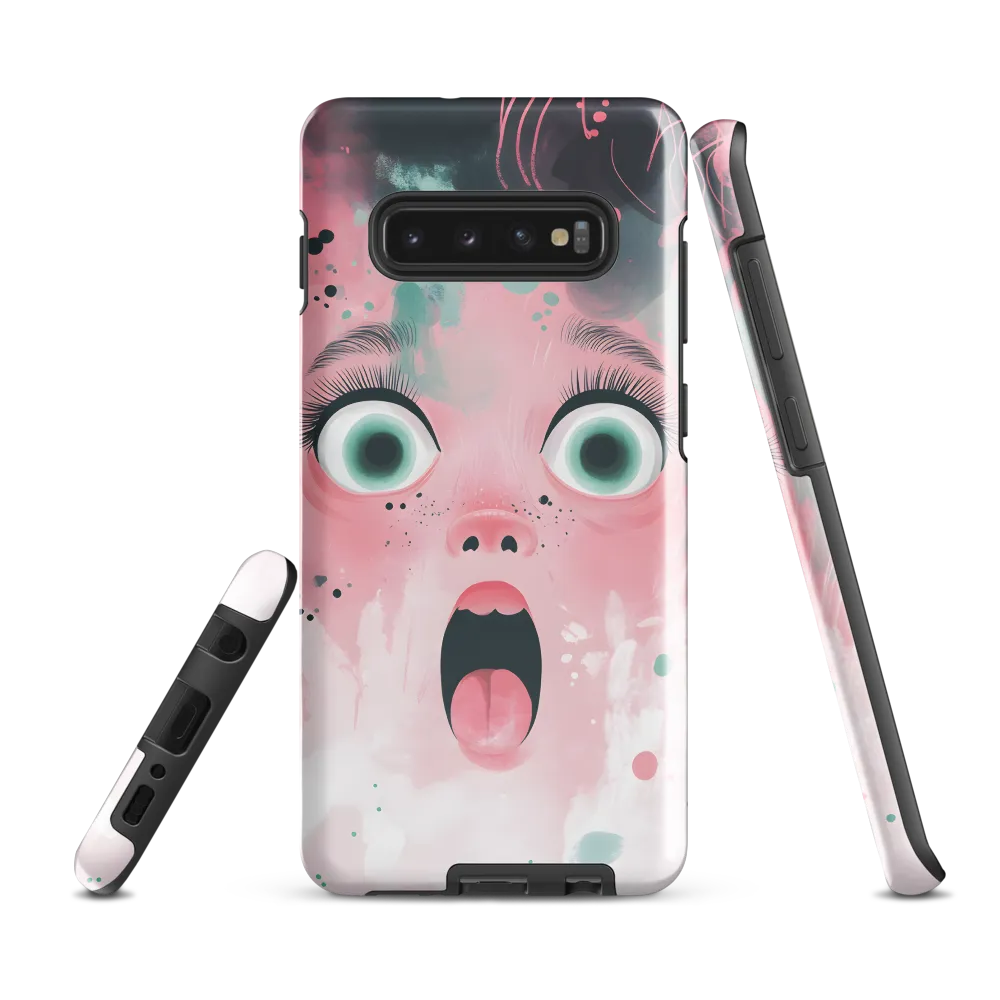 Expression of Surprise | Phone Case |  S10 Plus | Tough Case | Glossy