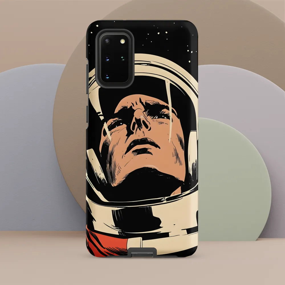 Gaze of the Astronaut | Phone Case |  S20 Plus | Tough Case | Matte