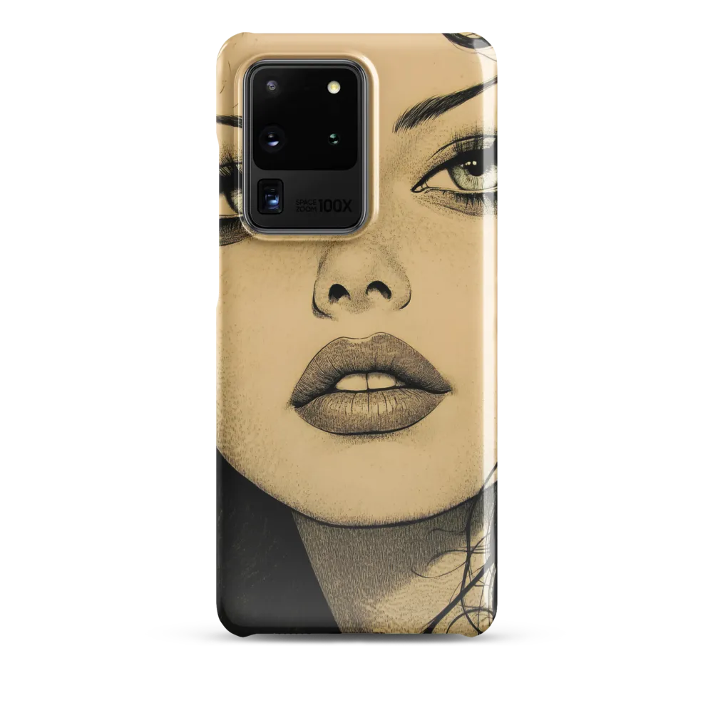 Enigmatic Gaze | Phone Case |  S20 Ultra | Snap Case | Glossy