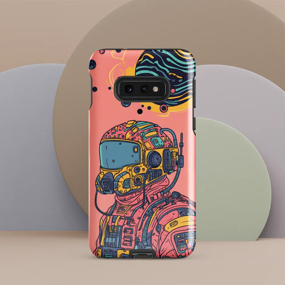 Exploration Beyond: A Digital Astronaut | Phone Case |  S10e | Tough Case | Glossy
