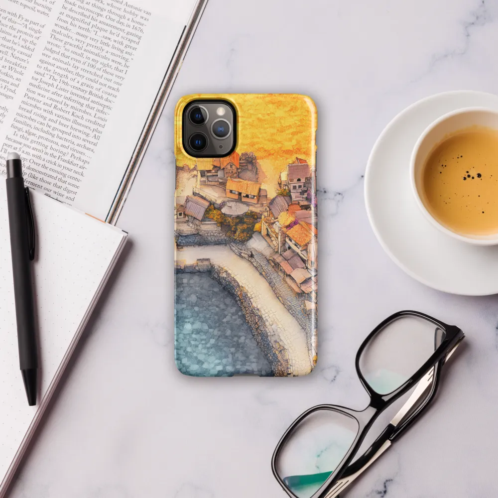 Tranquil Coastal Village Retreat | Phone Case |  11 Pro Max | Snap Case | Glossy